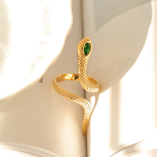 SNAKE GOLD RING