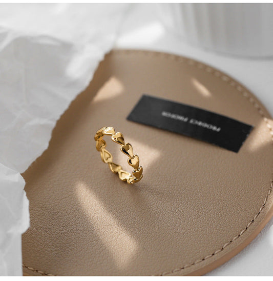 HEART STACKING RING
