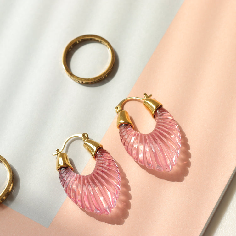 PINK RIANNA EARRINGS