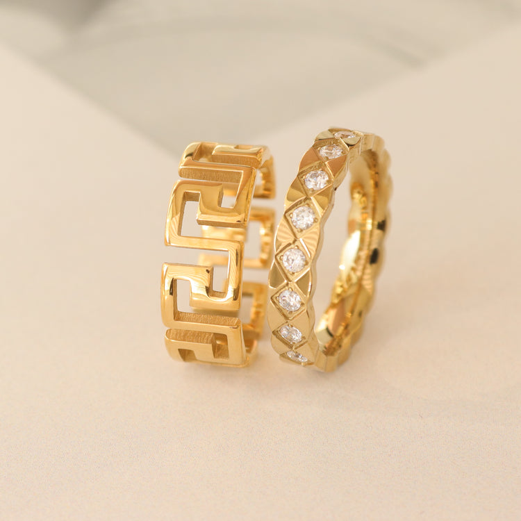 GREEK STYLE GOLD RING