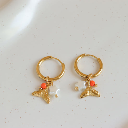MERMAID GOLD EARRINGS