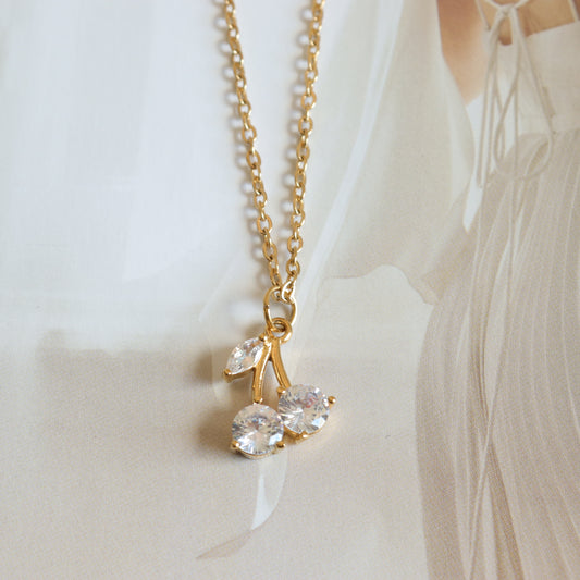 CHERRY GOLD NECKLACE