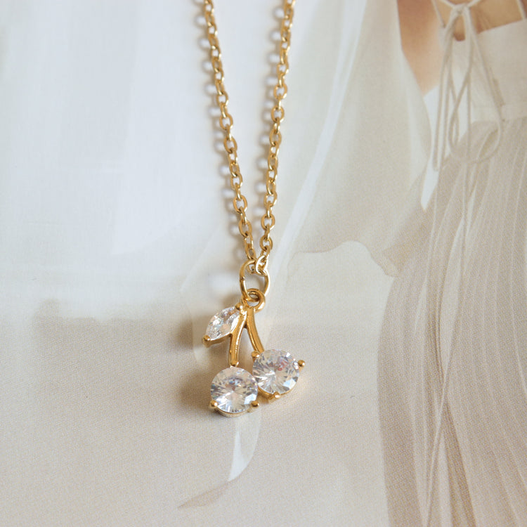 CHERRY GOLD NECKLACE