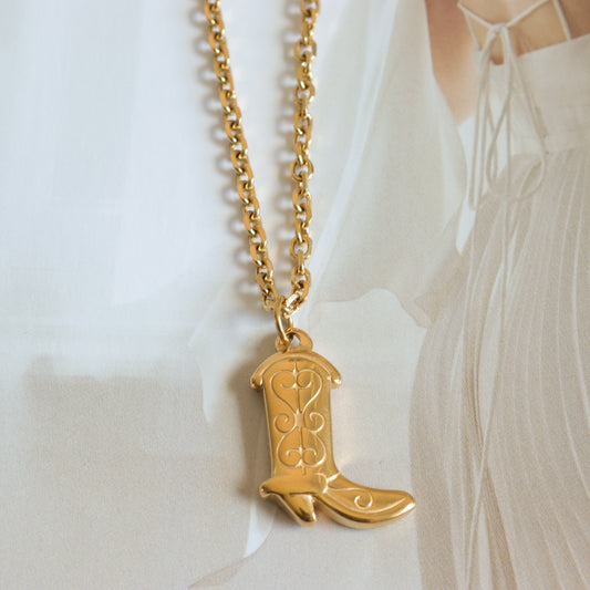 BOOT GOLD NECKLACE