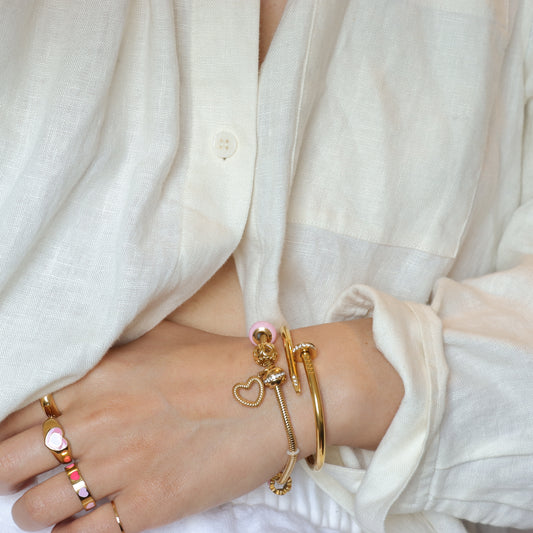 PINK BEADS BRACELET