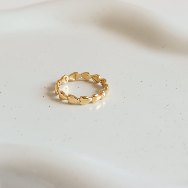 HEART STACKING RING