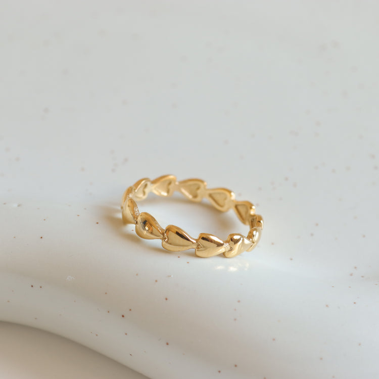 HEART STACKING RING