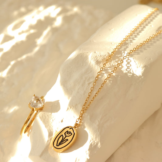 FLOWER ART NECKLACE