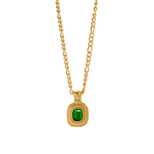 EMERALD VINTAGE NECKLACE