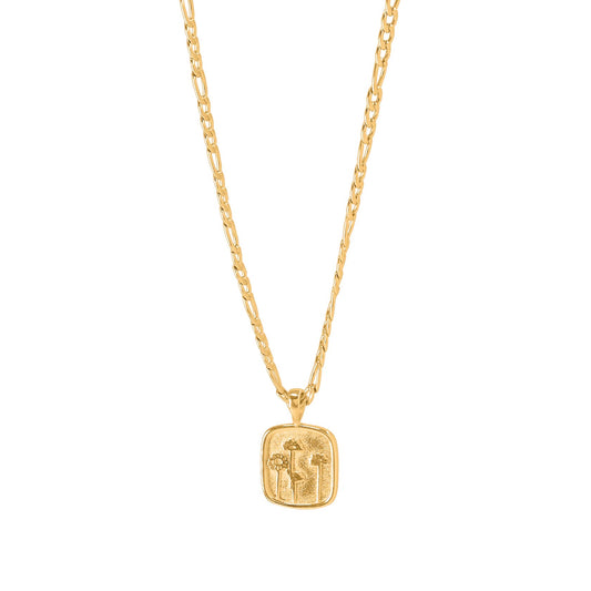 FLOWER GOLD NECKLACE