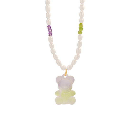 BEAR FRESH WATER PEARL NECKLACE