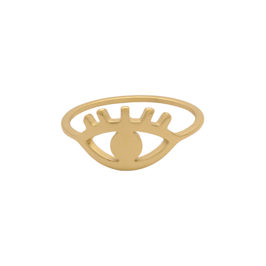 ALL SEEING EYE GOLD RING