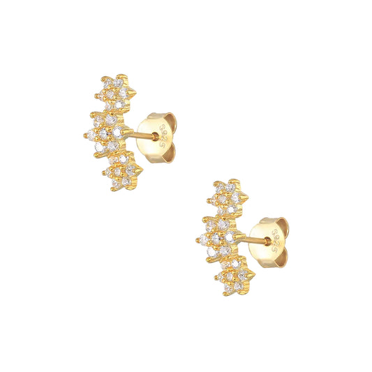 FLOWERS STUD EARRINGS