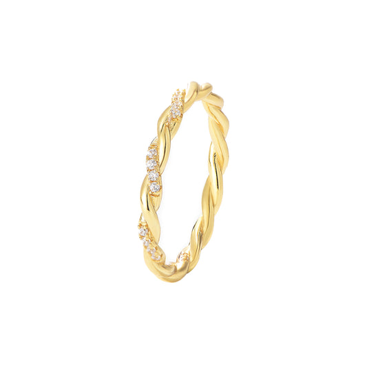 DAINTY TWISTED RING