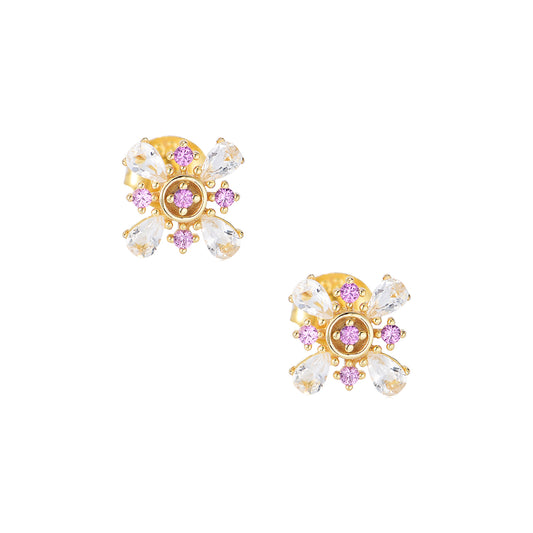FLOWER STUD EARRINGS