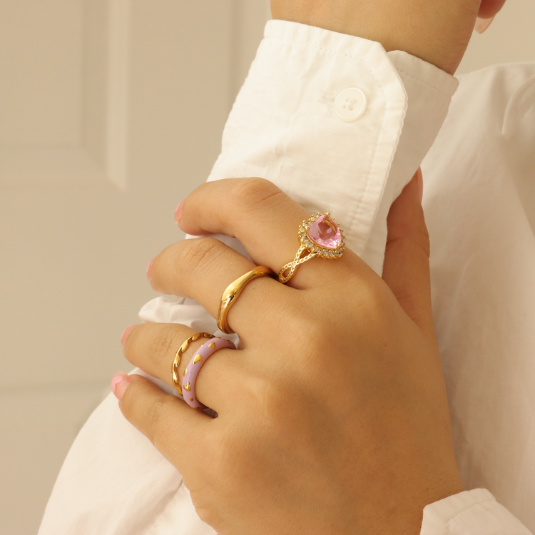 LILAC LOVE RING