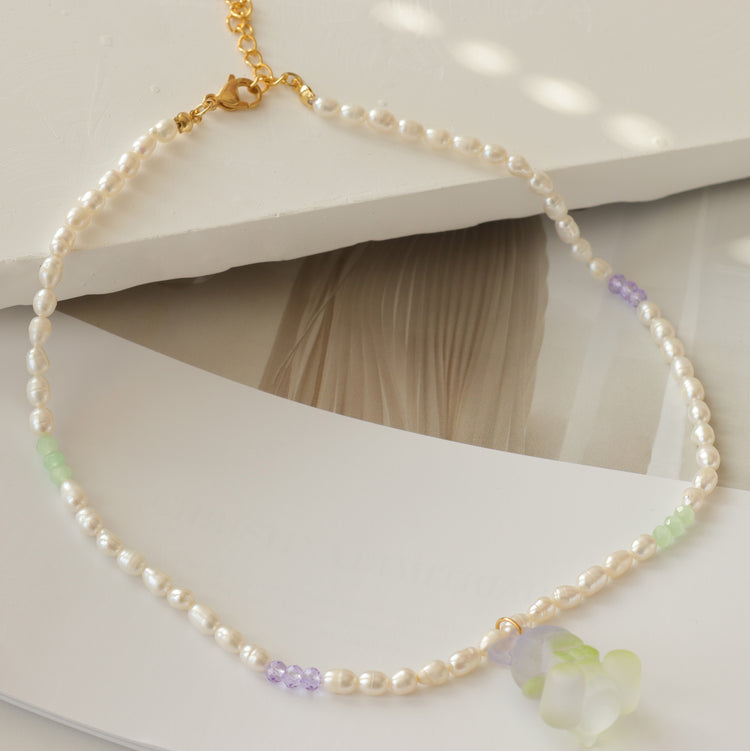 BEAR FRESH WATER PEARL NECKLACE