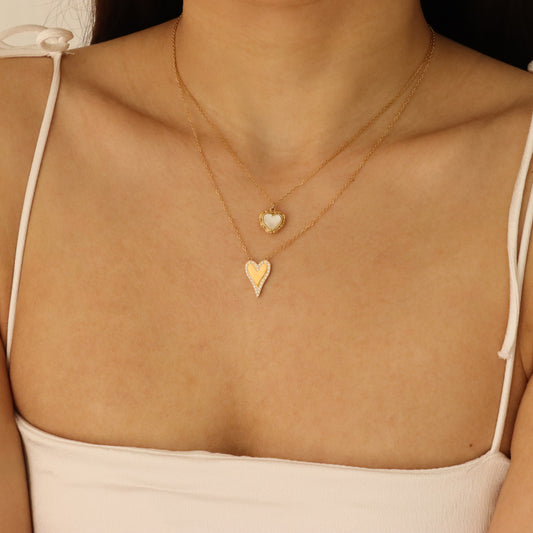 HEART GOLD NECKLACE