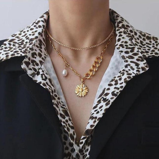 DELUXE FLOWER NECKLACE-VENUS LOVES JEWELLERY