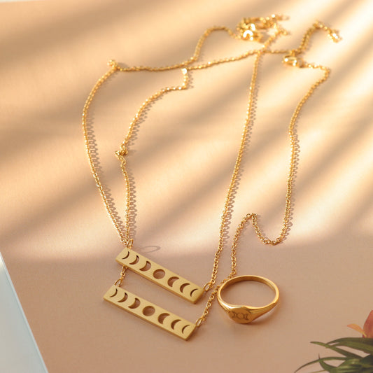 SUN MOON LOVE NECKLACE