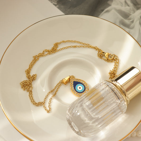 BLUE EVIL EYE NECKLACE