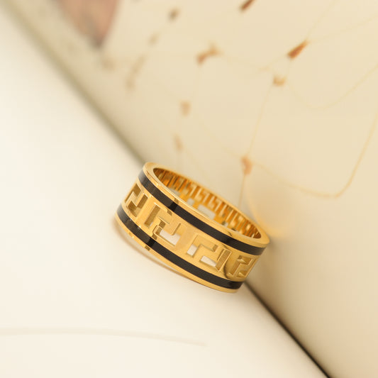 GREEK BAND RING