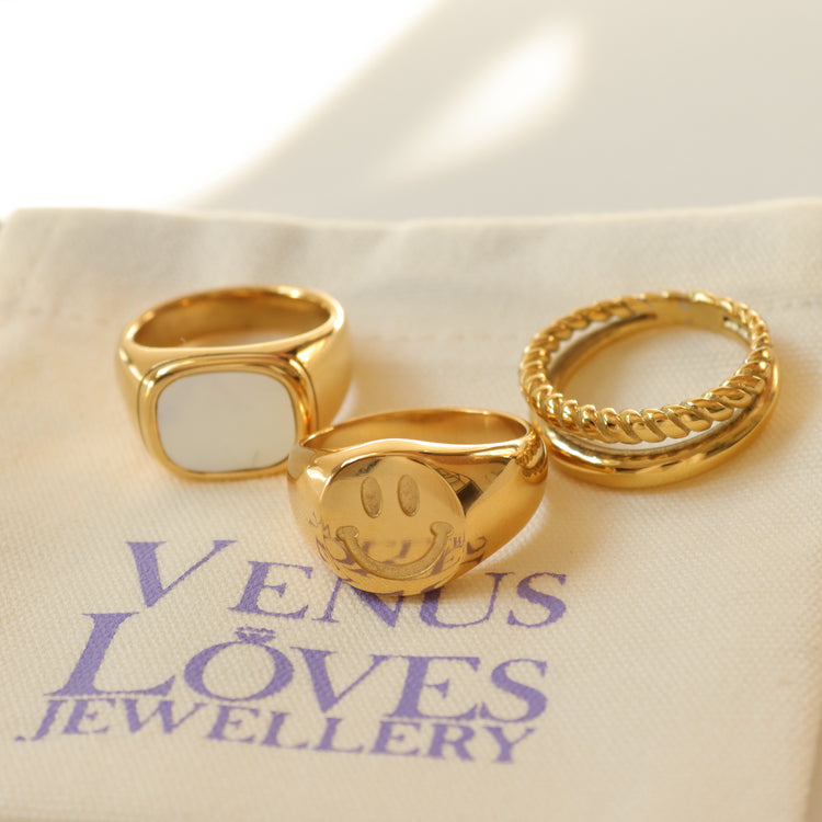 LACE GOLD RING-VENUS LOVES JEWELLERY