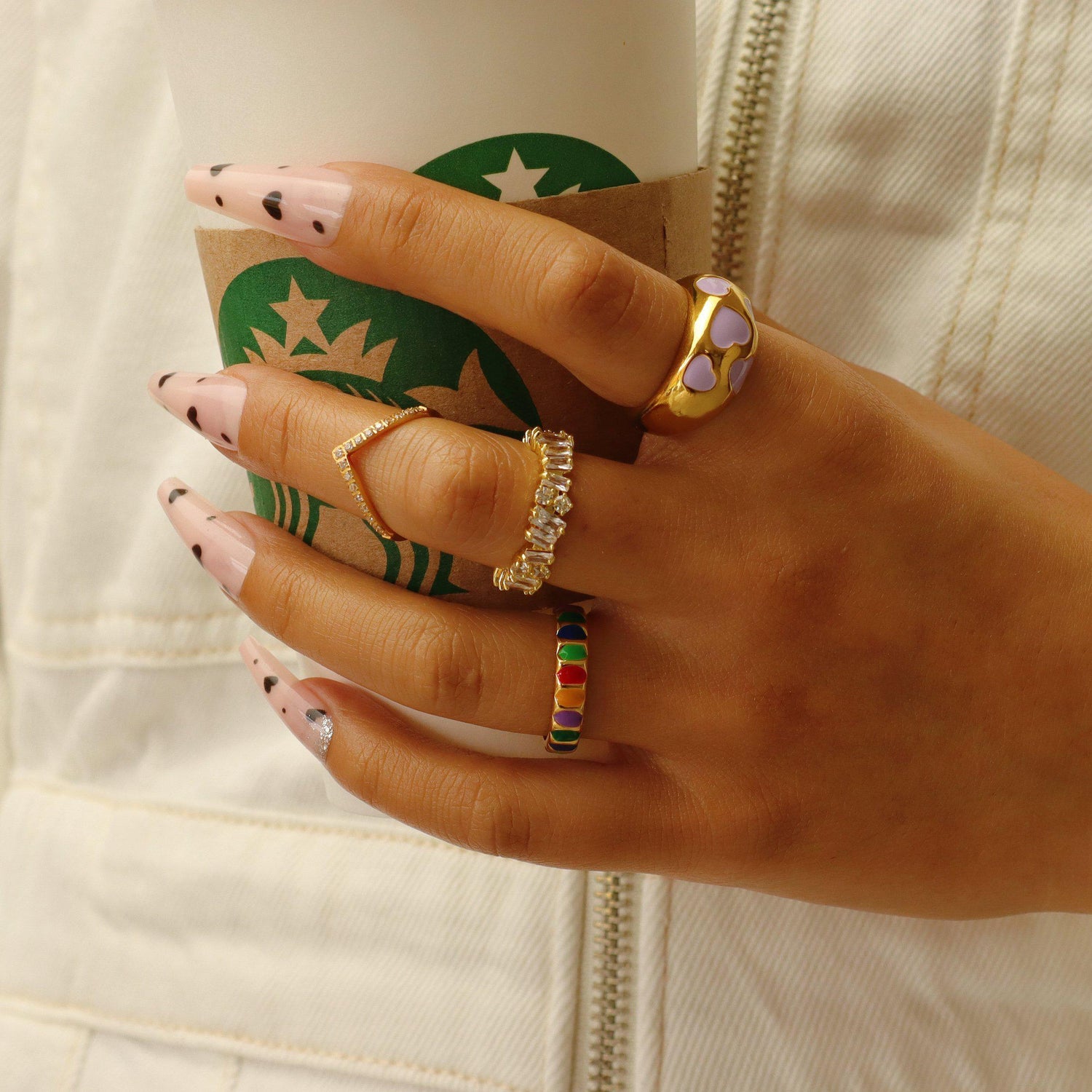 PURPLE HEART RING-VENUS LOVES JEWELLERY